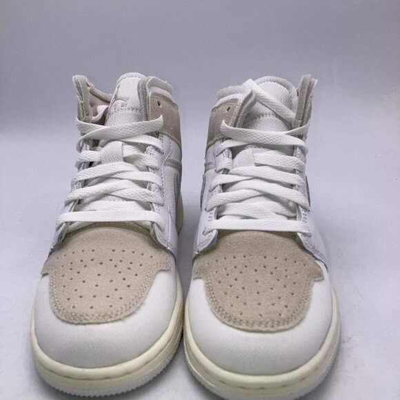 Nike Air Jordan 1 Mid SE Craft Inside Out White GS FB9142-120 Size 4Y/5.5 Women - Picture 3 of 6